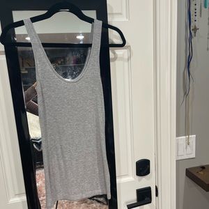 Grey tank top size small